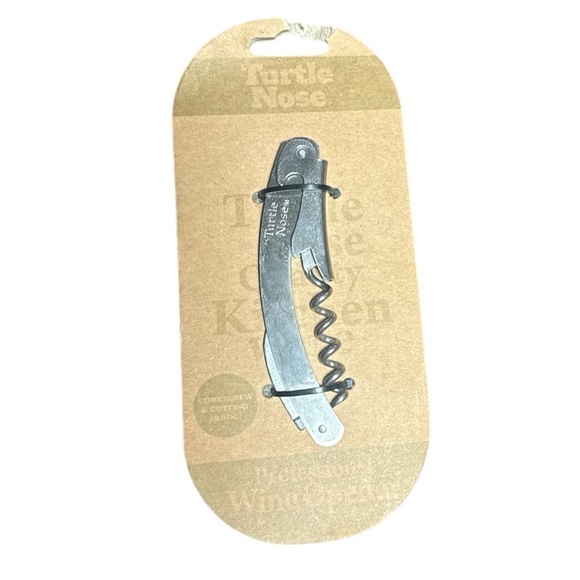 Turtle Nose Stainless Steel professional wine opener New - Picture 1 of 4